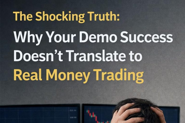 demo success fails in real money trading