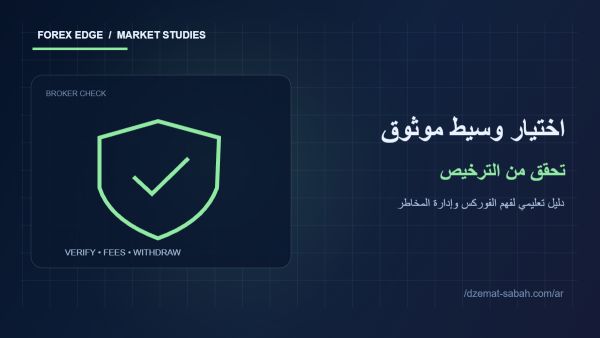 رسم فحص تنظيم الوسيط والتكاليف والسحب